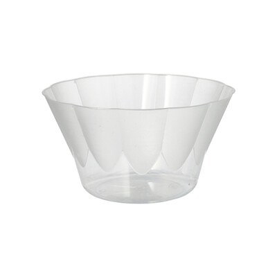 10 Eis- und Dessertschalen rund 400 ml &Oslash; 12 cm x 7 cm glasklar