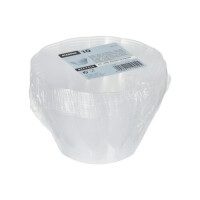 10 Eis- und Dessertschalen rund 400 ml &Oslash; 12 cm x 7 cm glasklar