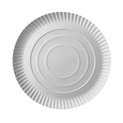 Papstar 100 Teller, Pappe "pure" rund &Oslash; 26 cm x 2 cm weiss