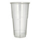 Papstar 60 Kaltgetr&auml;nkebecher, PLA "pure" 0,5 l &Oslash; 9,5 cm x 16,2 cm glasklar mit Schaumrand