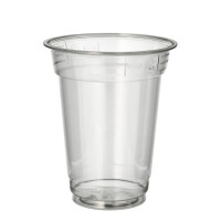 50 Trinkbecher "Hurricane", PET 0,3 l &Oslash; 9,5 cm x 11,7 cm glasklar