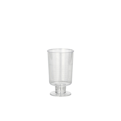20 Stiel-Gl&auml;ser f&uuml;r Schnaps, PS 4 cl &Oslash; 3,8 cm x 6,3 cm glasklar einteilig
