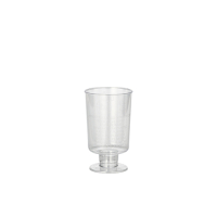 20 Stiel-Gl&auml;ser f&uuml;r Schnaps, PS 4 cl &Oslash; 3,8 cm x 6,3 cm glasklar einteilig