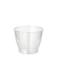 15 Trinkbecher, PS 0,1 l &Oslash; 6,8 cm x 5,4 cm glasklar