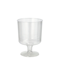10 Stiel-Gl&auml;ser f&uuml;r Rotwein, PS 0,2 l &Oslash; 7,2 cm x 10 cm glasklar einteilig