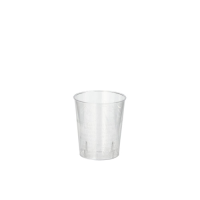 40 Gl&auml;ser f&uuml;r Schnaps, PS 2 cl &Oslash; 3,7 cm x 4,1 cm glasklar