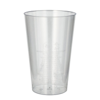 50 Trinkbecher, PS 0,4 l Ø 9 cm x 13 cm glasklar