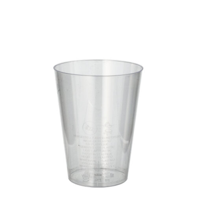 50 Trinkbecher, PS 0,2 l &Oslash; 7,5 cm x 9,7 cm glasklar