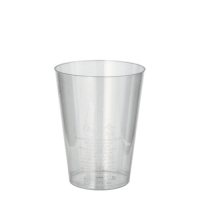 50 Trinkbecher, PS 0,2 l &Oslash; 7,5 cm x 9,7 cm glasklar