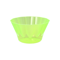 66 Eis- und Dessertschalen, PS rund 300 ml &Oslash; 11 cm x 6,5 cm gr&uuml;n