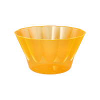 50 Eis- und Dessertschalen, PS rund 500 ml &Oslash; 13 cm x 7,5 cm orange