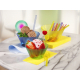 50 Eis- und Dessertschalen, PS rund 500 ml &Oslash; 13 cm x 7,5 cm orange