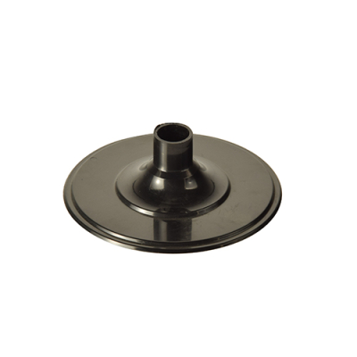 50 Unterteile f&uuml;r Stiel-Gl&auml;ser, PS rund &Oslash; 6,55 cm x 2,05 cm schwarz