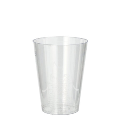 10 Trinkbecher, PS 0,2 l &Oslash; 7,5 cm x 9,7 cm glasklar
