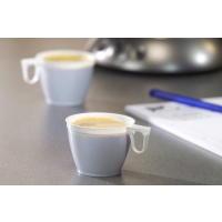 10 Kaffeetassen, PS 0,18 l &Oslash; 7,8 cm x 6 cm weiss