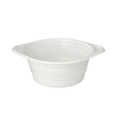 100 Suppenschalen, PP rund 750 ml &Oslash; 15,6 cm x 6,5 cm weiss mit Anfasser
