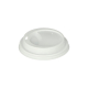 100 Dom-Deckel, PS "To Go" rund &Oslash; 9 cm x 1,8 cm weiss