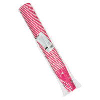 50 Trinkbecher f&uuml;r Kaltgetr&auml;nke, Pappe 0,5 l &Oslash; 8,97 cm x 16,83 cm pink