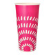50 Trinkbecher f&uuml;r Kaltgetr&auml;nke, Pappe 0,5 l &Oslash; 8,97 cm x 16,83 cm pink