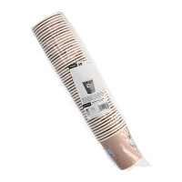 50 Trinkbecher, Pappe "To Go" 0,2 l &Oslash; 8 cm x 9,1 cm