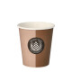 50 Trinkbecher, Pappe "To Go" 0,2 l &Oslash; 8 cm x 9,1 cm