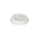 100 Dom-Deckel, PS "To Go" rund &Oslash; 8 cm x 2 cm weiss