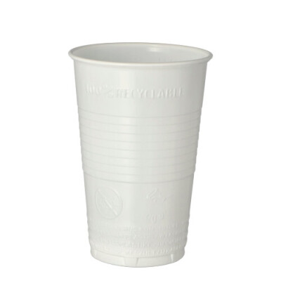 100 Trinkbecher, PP 0,3 l &Oslash; 7,8 cm x 11,3 cm weiss