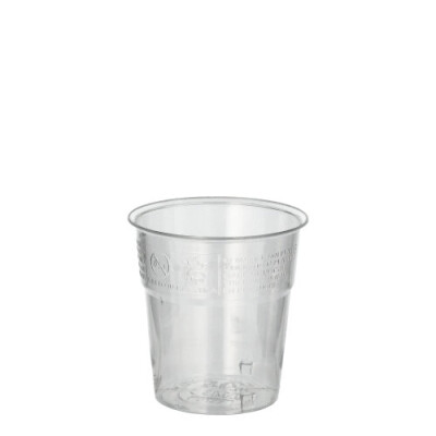 50 Trinkbecher, PS 0,1 l &Oslash; 6 cm x 6,7 cm glasklar