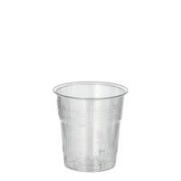 50 Trinkbecher, PS 0,1 l &Oslash; 6 cm x 6,7 cm glasklar