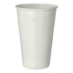 50 Trinkbecher, PP 0,5 l &Oslash; 9,5 cm x 13,7 cm weiss mit Schaumrand