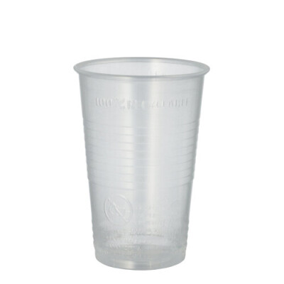 100 Trinkbecher, PP 0,3 l &Oslash; 7,8 cm x 11,3 cm transparent