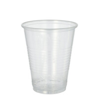 50 Trinkbecher, PP 0,3 l &Oslash; 9,5 cm x 11,1 cm transparent mit Schaumrand
