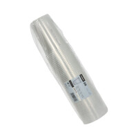 50 Trinkbecher, PP 0,4 l &Oslash; 9,5 cm x 12,2 cm transparent mit Schaumrand