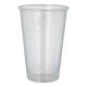 50 Trinkbecher, PP 0,5 l &Oslash; 9,5 cm x 13,7 cm transparent mit Schaumrand