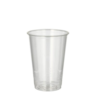 Papstar 100 Kaltgetr&auml;nkebecher, PLA &quot;pure&quot; 0,2 l &Oslash; 7,03 cm &Acirc;&middot; 9,7 cm glasklar