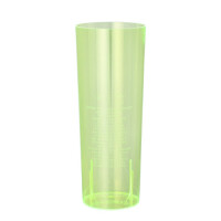 10 Gl&auml;ser f&uuml;r Longdrinks, PS 0,3 l &Oslash; 5,85 cm x 15,2 cm gelb
