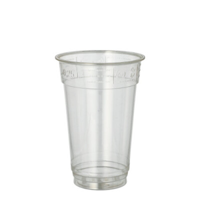 50 Trinkbecher "Hurricane", PET 0,25 l &Oslash; 7,8 cm x 11,5 cm glasklar