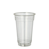 50 Trinkbecher "Hurricane", PET 0,25 l &Oslash; 7,8 cm x 11,5 cm glasklar