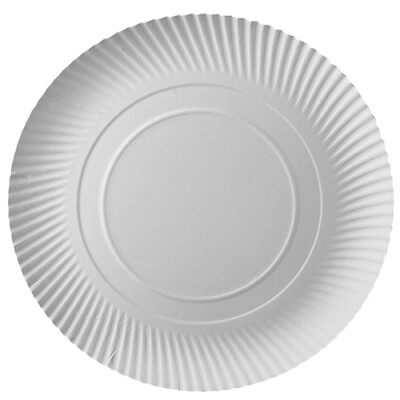 Papstar 10 Teller, Pappe "pure" rund &Oslash; 32 cm x 2 cm weiss