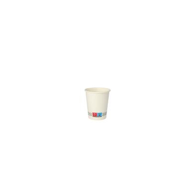 50 Trinkbecher, Pappe &quot;To Go&quot; 0,2 l &Oslash; 8 cm &Acirc;&middot; 9,2 cm weiss