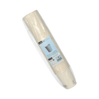 50 Trinkbecher, Pappe "To Go" 0,2 l &Oslash; 8 cm x 9,2 cm weiss