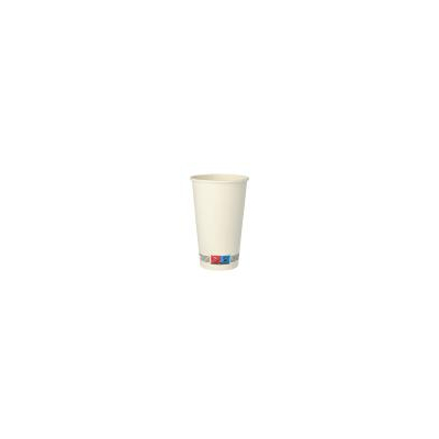 50 Trinkbecher, Pappe &quot;To Go&quot; 0,4 l &Oslash; 9 cm &Acirc;&middot; 13,9 cm weiss