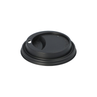 100 Dom-Deckel, PS "To Go" rund &Oslash; 9 cm x...