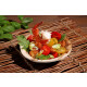 Papstar 25 Schalen, Palmblatt "pure" rund 200 ml &Oslash; 13 cm x 3 cm
