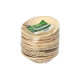 Papstar 25 Schalen, Palmblatt "pure" rund 200 ml &Oslash; 13 cm x 3 cm