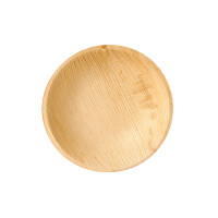 Papstar 25 Teller, Palmblatt "pure" rund &Oslash; 18,5 cm x 2,5 cm