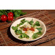 Papstar 25 Schalen, Palmblatt "pure" rund 300 ml &Oslash; 17,5 cm x 3,5 cm