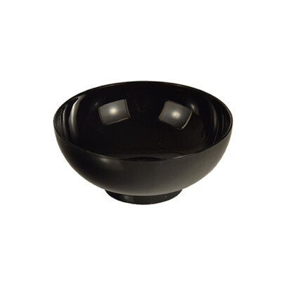 Papstar 50 Fingerfood - Schalen, PS rund 65 ml &Oslash; 7,2 cm x 3 cm schwarz
