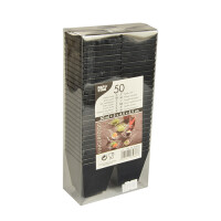 50 Fingerfood - Schalen, PS eckig 50 ml 5 cm x 4,5 cm x 4,5 cm schwarz