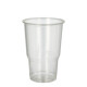Papstar 25 Kaltgetr&auml;nkebecher, PLA "pure" 0,25 l &Oslash; 7,8 cm x 11 cm glasklar mit Schaumrand
